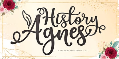 History Agnes Font Poster 1