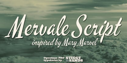 Mervale Script Pro Font Poster 1