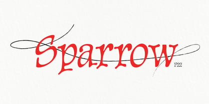 P22 Sparrow Font Poster 1