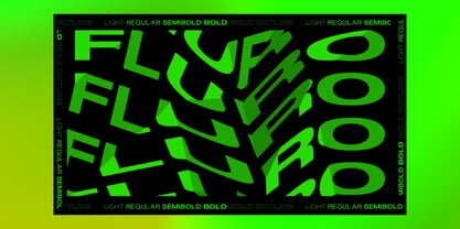 Fluro Font Poster 5