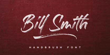 Bill Smith Font Poster 1