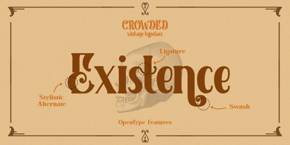 Crowded Font Poster 8