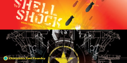 Shell Shock Fuente Póster 5