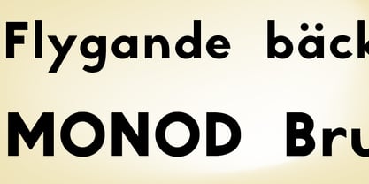 Monod Brun Font Poster 1