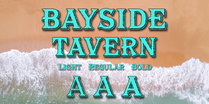 Bayside Tavern Fuente Póster 4