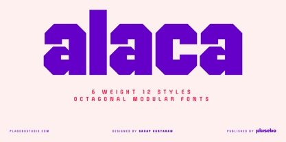 Alaca Font Poster 1