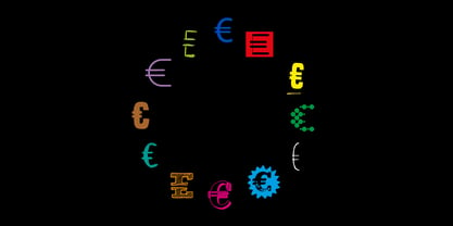 Euro Icon Kit Font Poster 4