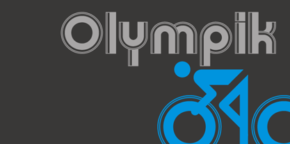 Olympik Font Poster 1