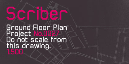 Scriber Font Poster 7