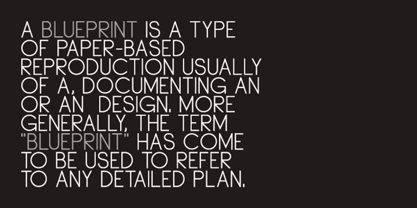 DyeLine Font Poster 5