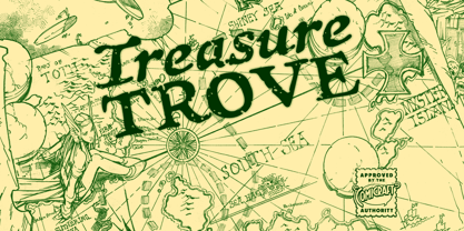 Treasure Trove Font Poster 1