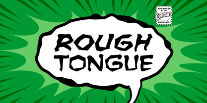 Rough Tongue Font Poster 1