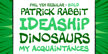Phil Yeh Font Poster 2
