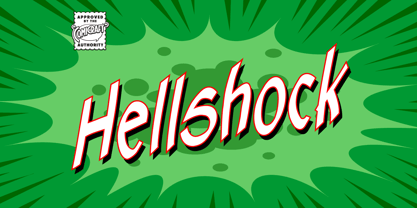 Hellshock Font Poster 2