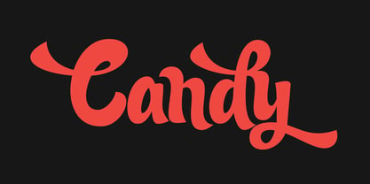 Candy Script Font Poster 1