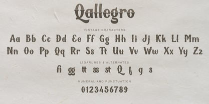 Qallegro Font Poster 11