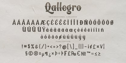 Qallegro Font Poster 9