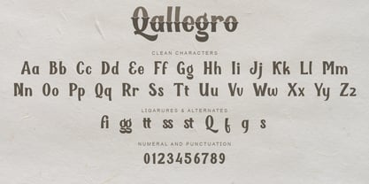 Qallegro Font Poster 8