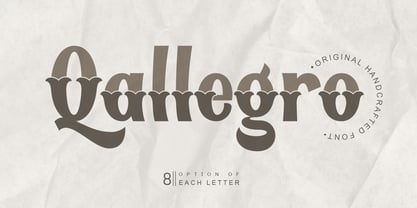 Qallegro Font Poster 1