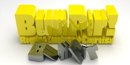 Bumper Font Poster 1