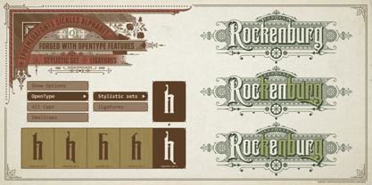 Ephemera Sickles Font Poster 5