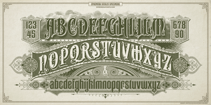 Ephemera Sickles Font Poster 3