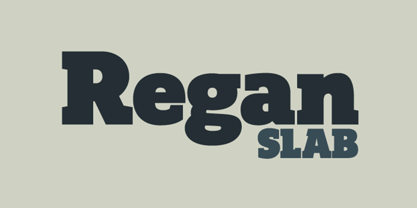 Regan Slab Font Poster 1