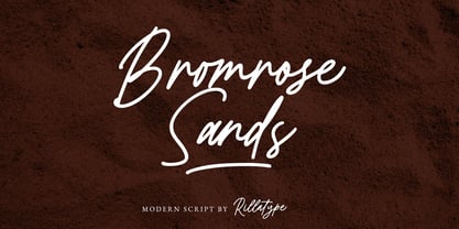 Bromrose Sands Signature Fuente Póster 1