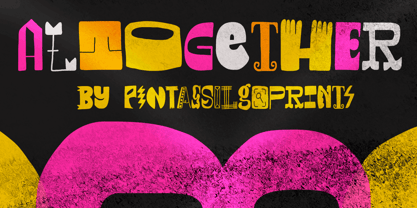 Altogether Font Poster 1