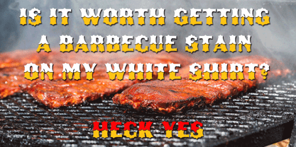 Ribfest Font Poster 3