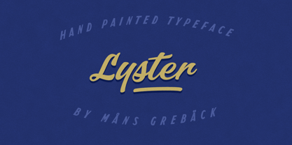 Lyster Font Poster 1