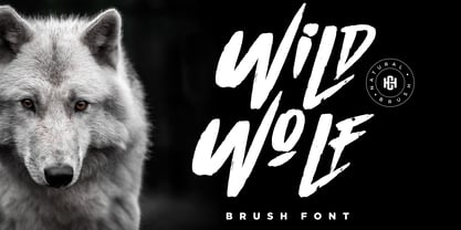 Wild Wolf Font Poster 1