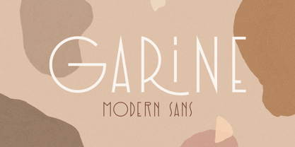 Garine Font Poster 1