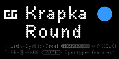 DR Krapka Round Fuente Póster 1