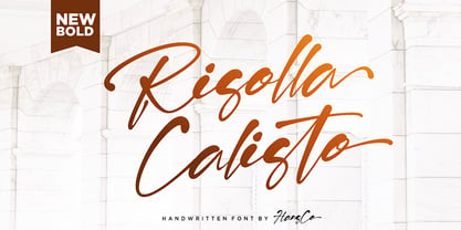 Risolla Calisto Font Poster 1
