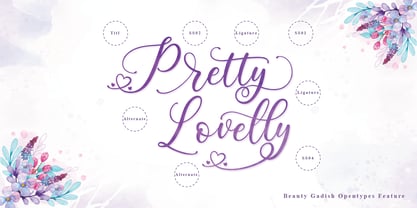 Beauty Gadish Font Poster 7