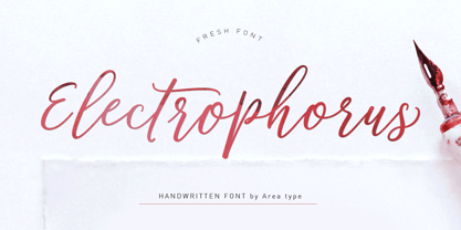 Electrophorus Font Poster 1