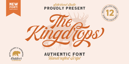 Kingdrops Font Poster 1