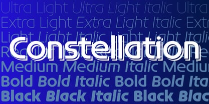 Constellation Pro Font Poster 1