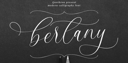 Bertany Font Poster 1