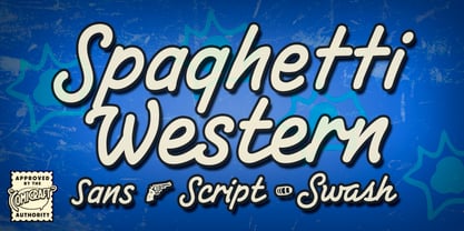 Spaghetti Western Font Poster 1