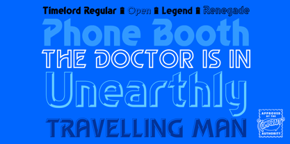 Timelord Font Poster 3