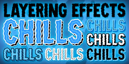 Chills Font Poster 3