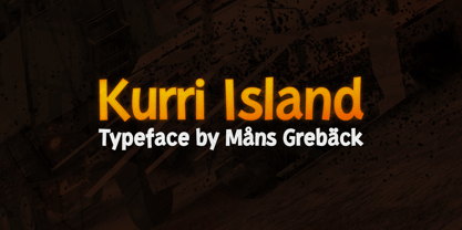 Kurri Island Font Poster 1