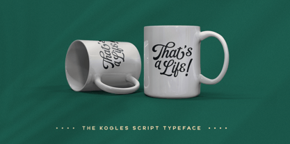The Kogles Script Font Poster 10