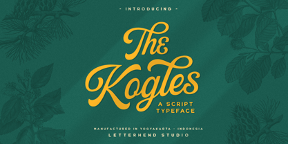 The Kogles Script Font Poster 1
