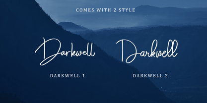 Darkwell Font Poster 2