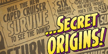 Secret Origins BB Font Poster 1
