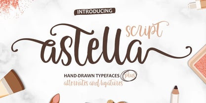 Astella Script Font Poster 1