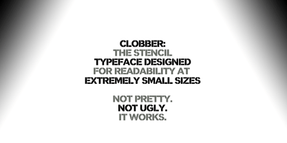 Clobber Grotesk Font Poster 3